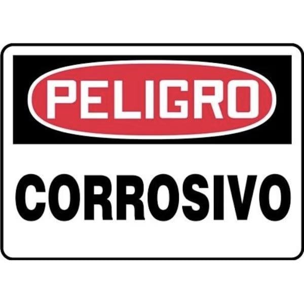 Accuform OSHA DANGER Safety Sign CORROSIVE SHMCHL223VS SHMCHL223VS - main